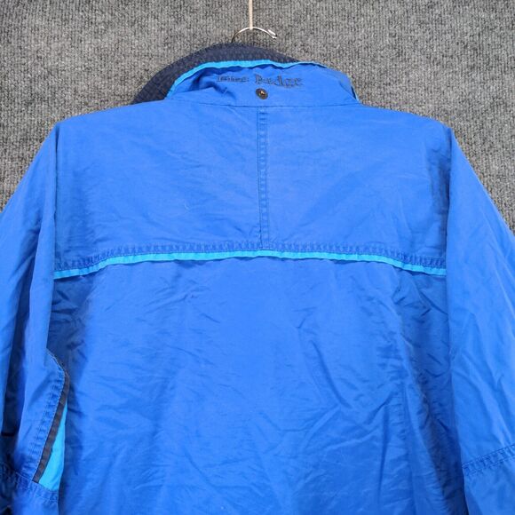 Vintage Columbia Fire Ridge Jacket Womens XL Long Sleeve Blue Snap Full Zip - Picture 7 of 16